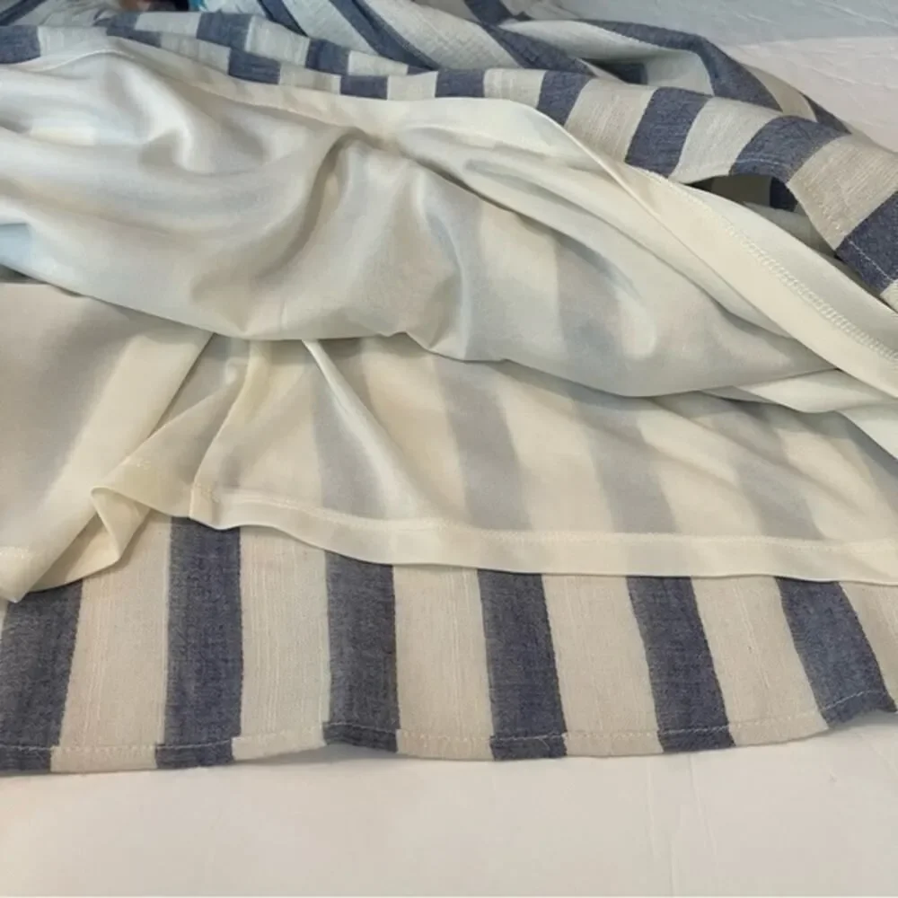 Altar’d State‎ Blue White Striped Cotton Dress NWOT Size S Bohemian Festival - Picture 9 of 11